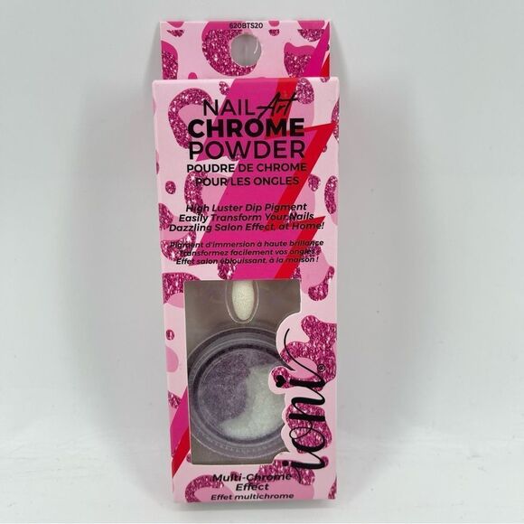 Ioni Boujee Pink Nail Art Chrome Powder Dip Pigment Multi-Chrome Effect - Picture 2 of 7